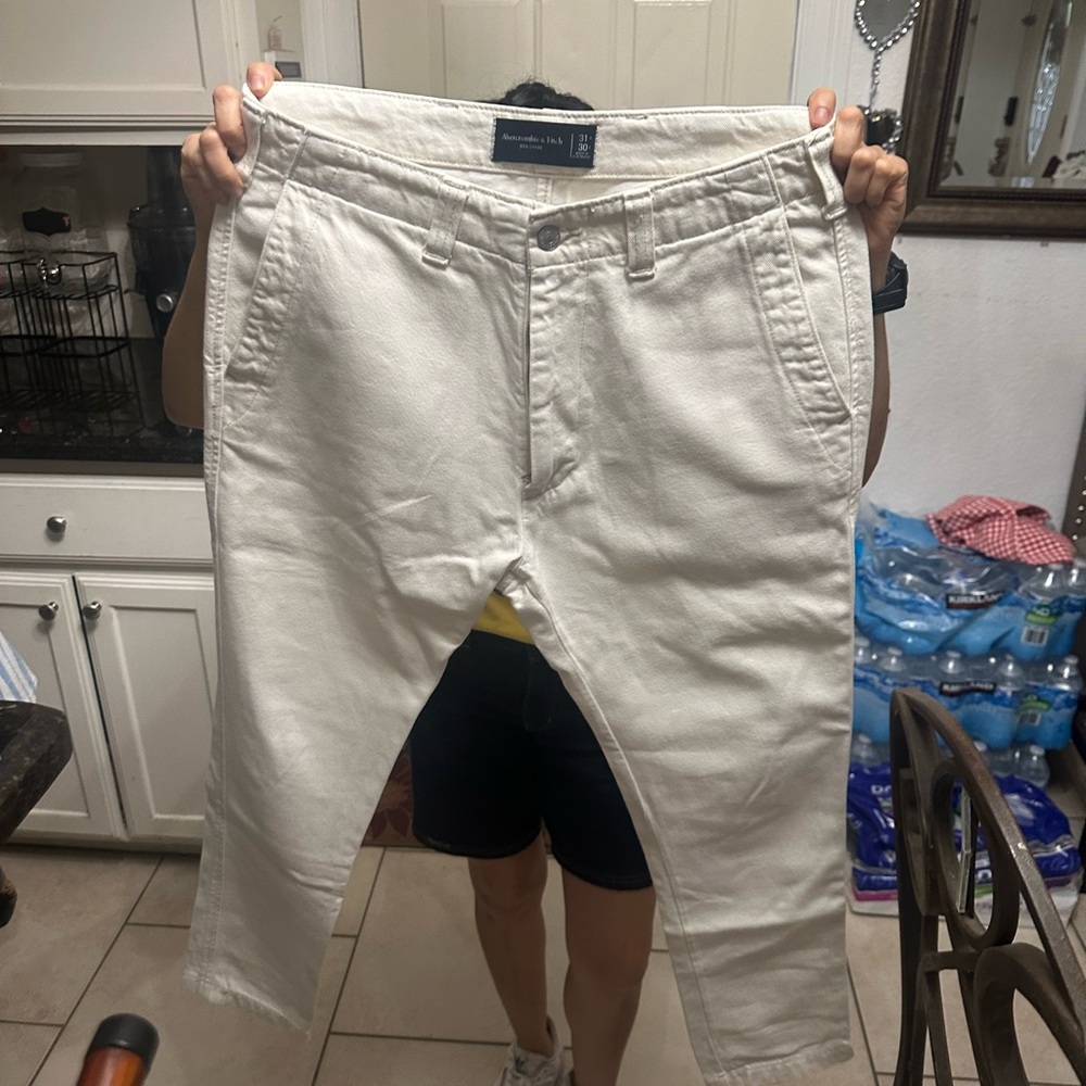 Abercrombie & Fitch Cream Pants